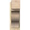 Ekena Millwork Funston Block Rough Sawn Outlooker, Douglas Fir, 8"W x 22"D x 22"H OUT08X22X22FST05RDF - alternate 2